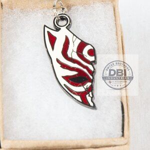 Loot Anime Red Oni Mask Phone Charm 3.5mm Headphone Jack Dangle